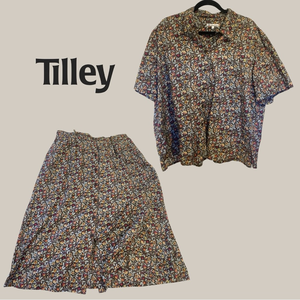 Tilley Women's Floral Skirt Set - Multicolor